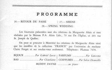 Canadian Institute of the Blind Ball 1947 Program