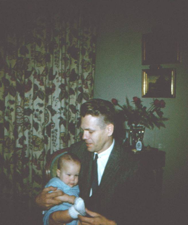 With Dad in Quebec 11-1958