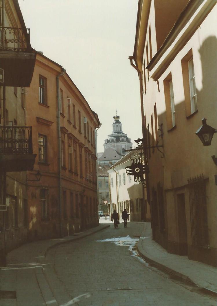 Old streets in Vilnius