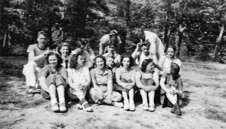 Dad on the Beach with Pals May 30 1939