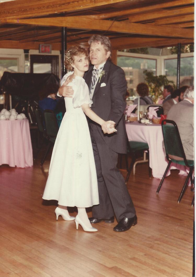 Dad and Rosemary dancing