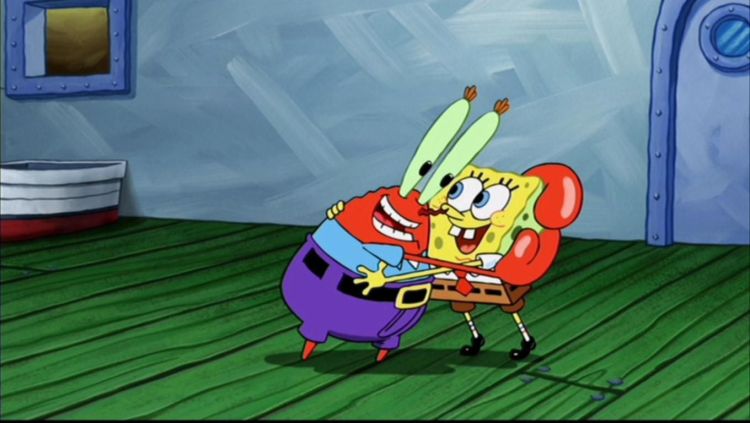 Spongebob-and-Mr-Krabs-Wallpaper